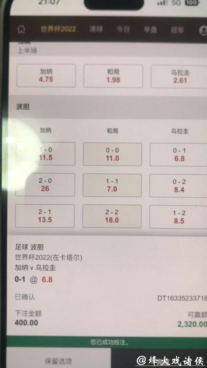 世界杯下注攻略分享，助你快速盈利